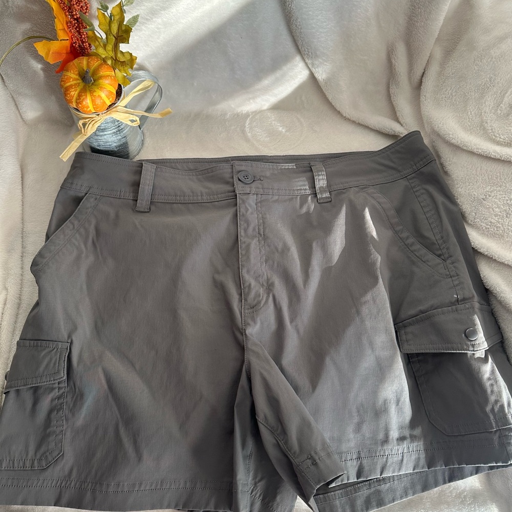 Eddie Bauer Charcoal Cargo Shorts